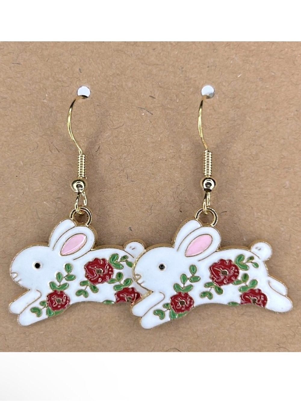 Easter Bunny Elegant Charm 18k Gold Platted Hook Fashion Jewelry Fashion Jewelry